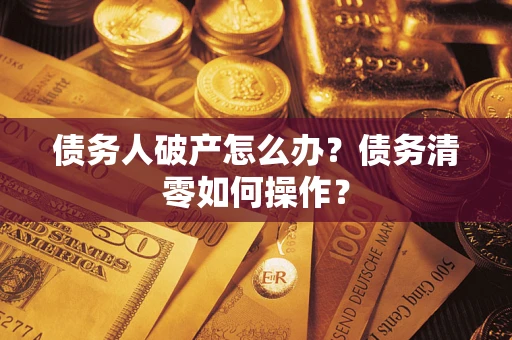 北京债务人破产怎么办？债务清零如何操作？