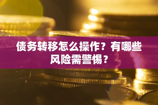 北京债务转移怎么操作？有哪些风险需警惕？