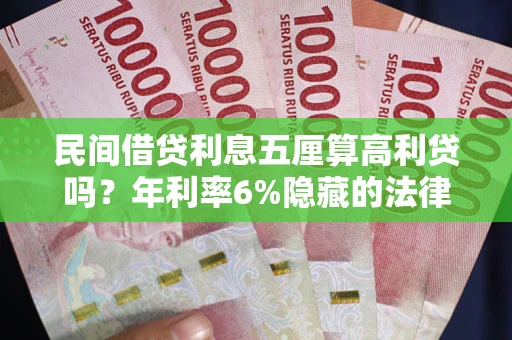 北京民间借贷利息五厘算高利贷吗？年利率6%隐藏的法律风险全解析